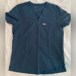 FIGS Catarina One Pocket Scrub Top in limited edition Dark Harbor